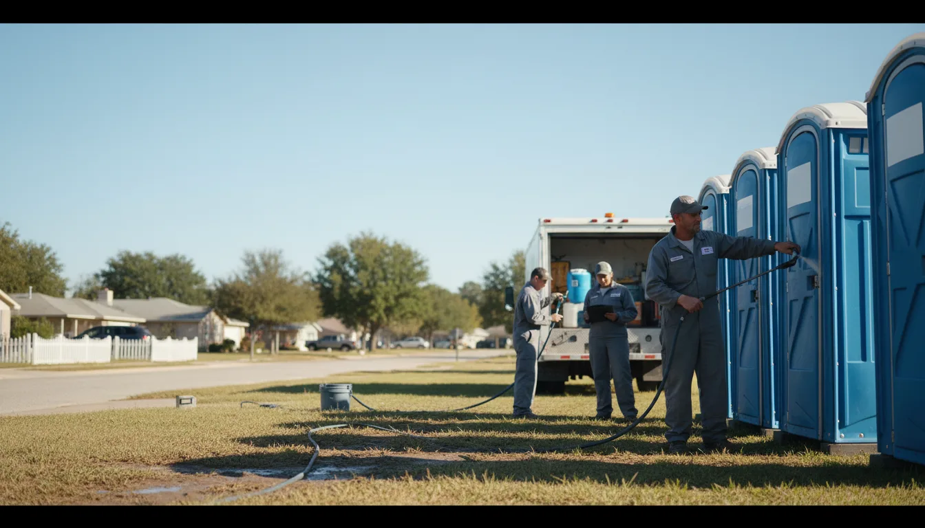 Long-Term Portable Toilet Rental in Wakarusa, KS near me